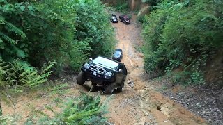 Ford Ranger | Isuzu D Max | Mitsubishi Pajero and Toyota Hilux On Mud Hill Climb