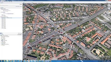 Emergency Car Cross Through Intersection v3 (OMNeT++, VANET, Google Earth)