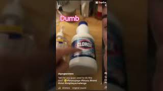 The Bleach Tik Tok Trend. Do not try unless you are an idiot