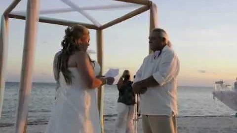 Joe & Michelle Turney's Beach Wedding