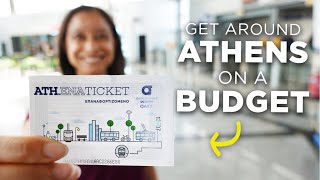 How to GET AROUND Athens on a BUDGET! | Public Transportation, Maps, Pass, Tickets, Cost & More!