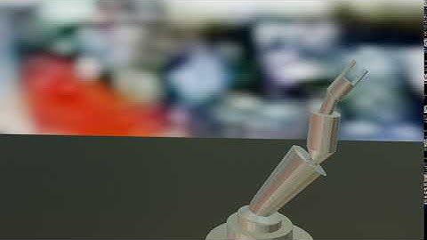 Industrial robot arm Rig animation