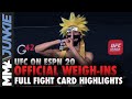 UFC on ESPN 20 full official weigh-in highlights