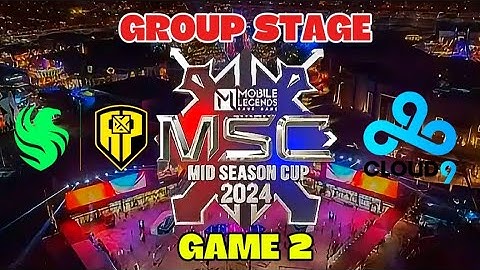 FALCONS AP BREN VS CLOUD 9 Game 2 | GROUP STAGE | MSC 2024 TAGALOG