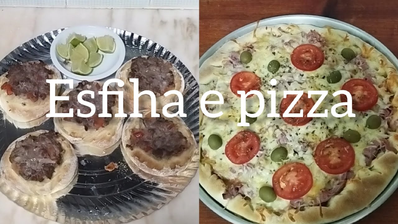 ESFIHA E PIZZA | ESSA RECEITA É MUITO FÁCIL DE FAZER - YouTube