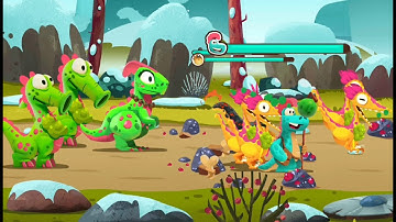 Dino Bash (2) : Travel Through Time -  New Dino - Rambo On Fire Unlocked