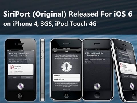 How to install Siri on iOS devices running iOS 6 download siri ios 6