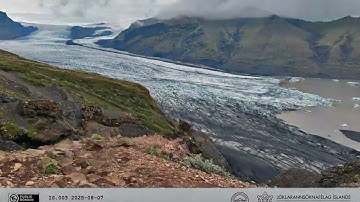 EISI IS 003 Skaftafellsjökull time lapse 19 9 2024 to 19 9 2025