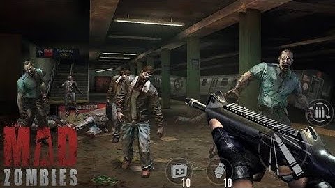 1. ELIMINATING ZOMBIES - Mad Zombies : Offline Zombie Games Gameplay Walkthrough (Android, iOS)