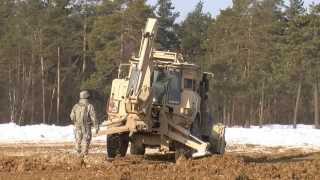 Army Engineer in Action: High Mobility Engineer Excavator; Motor Grader; DV100 DEUCE