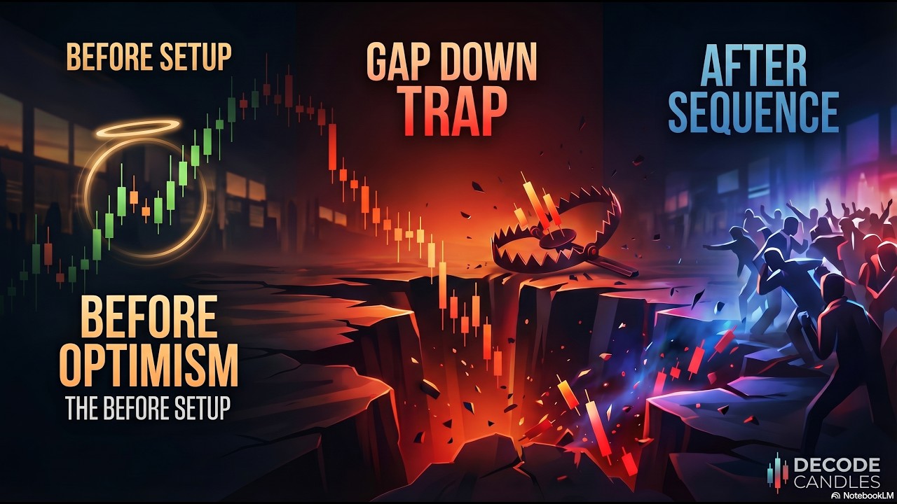 Gap Down Trap Explained 🧠 | LIVE Today - YouTube