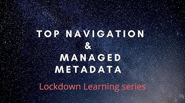 Top Navigation   Managed Metadata in SharePoint  - Class