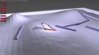 Springs, Rigid Bodies, Terrain - Physics Engine in C++ Demo (2010)