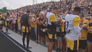 Steelers training camp: Fans travel from far & wide to see team’s annual night practice