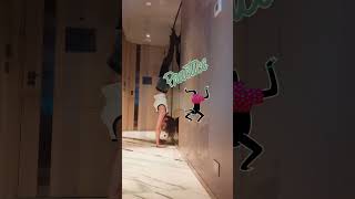 Wall Handstand Walk Tough