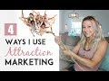 Attraction Marketing Tips - 4 Ways I Use Attraction Marketing To Bring Me 2-5 New Teammates A Week