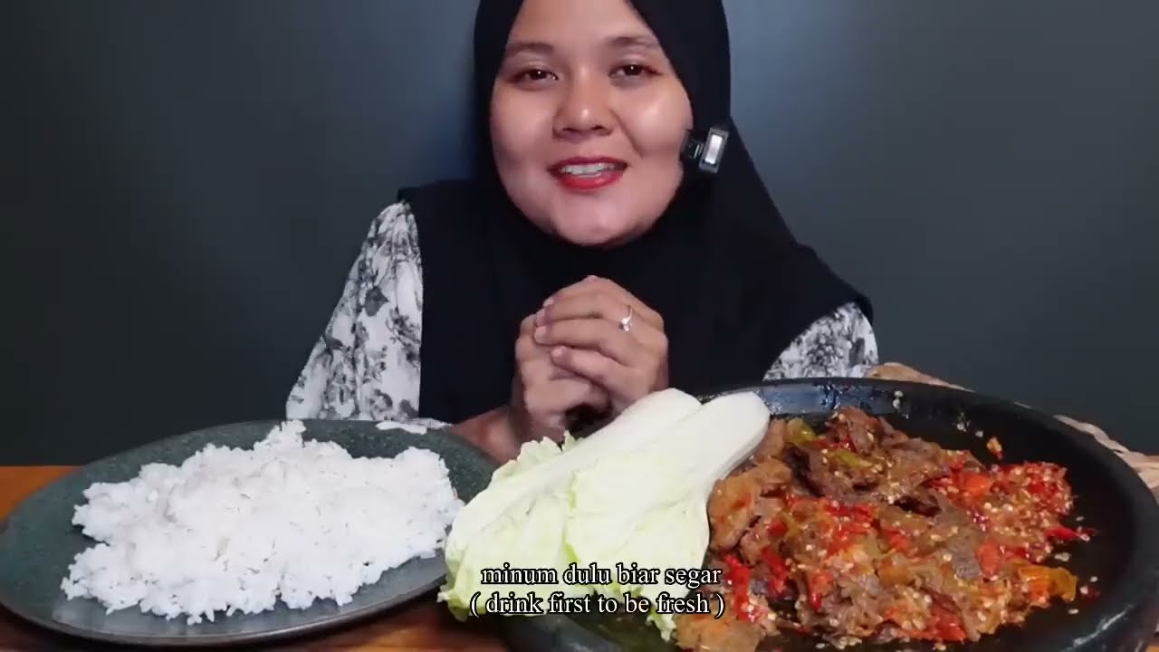 LIDAHPUN PANAS!! DAGING GORENG DISAMBELIN