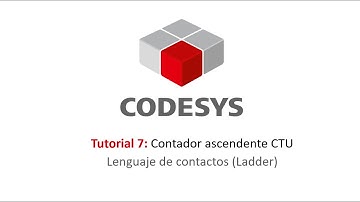 Codesys desde Cero: 7 Contador ascendente CTU