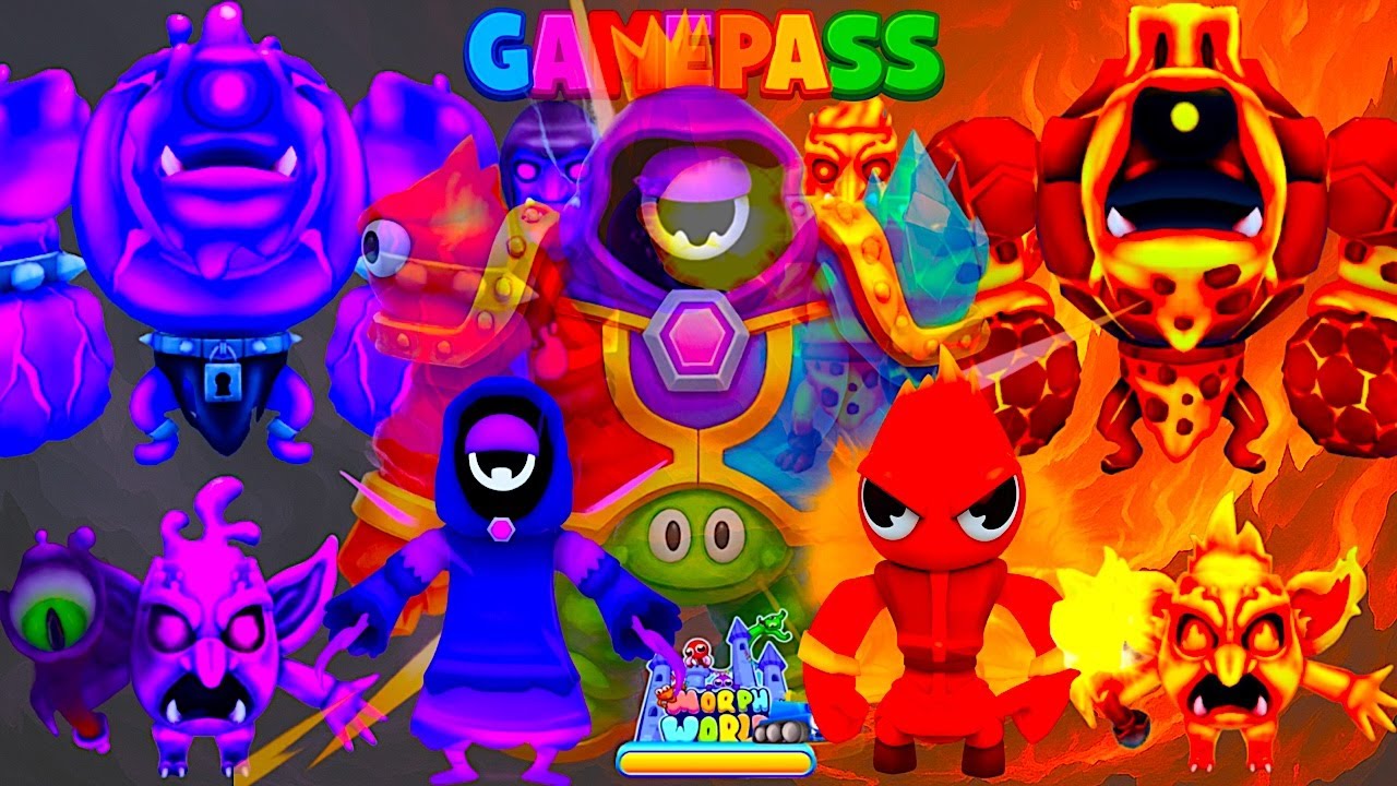 NEW FIRE VS SHADOW MORPHS SHOWCASE! | Elemental Update - YouTube