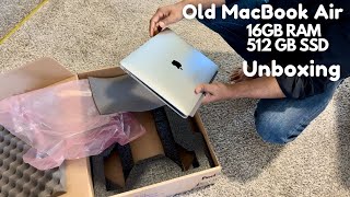 Macbook Air 2019 got from eBay unboxing | 16 GB RAM and 512 GB SSD silver MacBook Air 13 inch