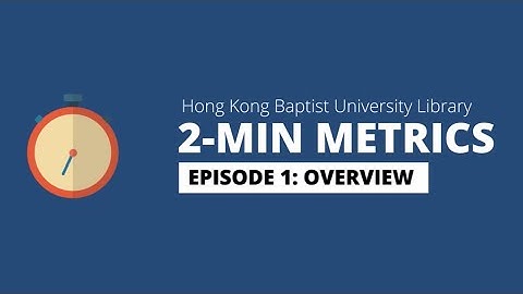 EP 01: OVERVIEW | 2-MIN METRICS SERIES