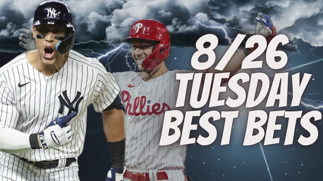 💰Best MLB Bets 🔥 Home Runs, Player Prop Picks, Parlays, FREE Tuesday Today August 26th 8/26