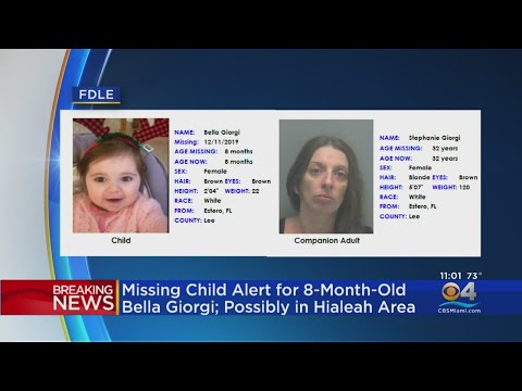 FDLE Issue Missing Child Alert For 8-Month-Old Bella Giorgi