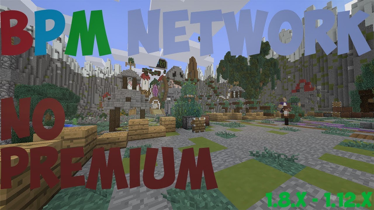 MINECRAFT SERVER NETWORK NO PREMIUM 1.8.X - 1.12.1 | 2017 - YouTube