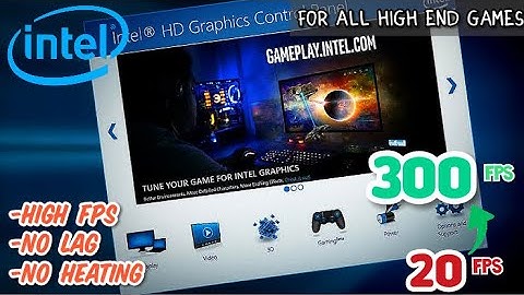 9 Methods To Optimize Intel HD Graphics For GAMING - BOOST FPS For Any High/Low End Game
