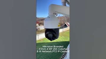 Hikvision Branded：4-inch 4MP 25X Colorful&IRNetwork PTZ IPCamera#hikvision#ipcamera