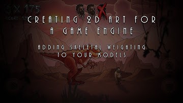 04 Creating 2D Art For Game Engines Maya Skeleton Weighting
