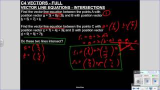 C4 VECTORS LINES