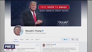 Former president Trump says social media ban is censorship in new lawsuit
