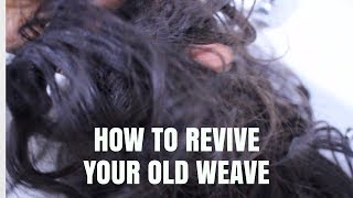 How to Revive Old Human Hair Weave - Yes Weave