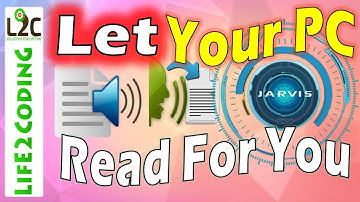 How To Make Your PC Read All Your Text Document ( SAPI Text to Speech)