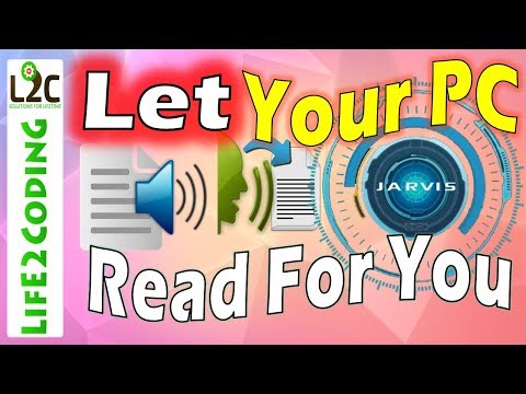 How To Make Your PC Read All Your Text Document ( SAPI Text to Speech)