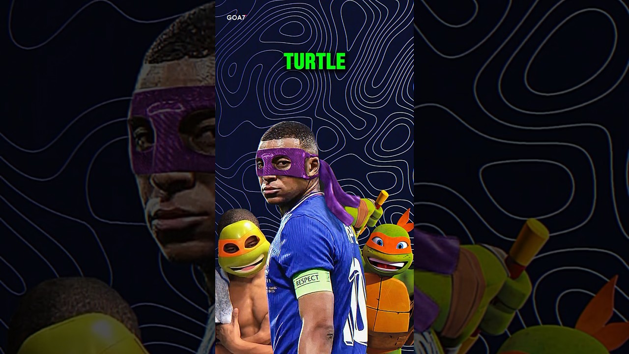NINJA TURTLE MBAPPE 🐢 HERE WE GO