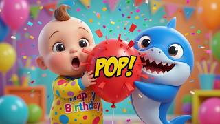 Balloon Pop Counting Song | kids nursery rhymes | Baby Song, Numbers Learning Fun 🎈🔢