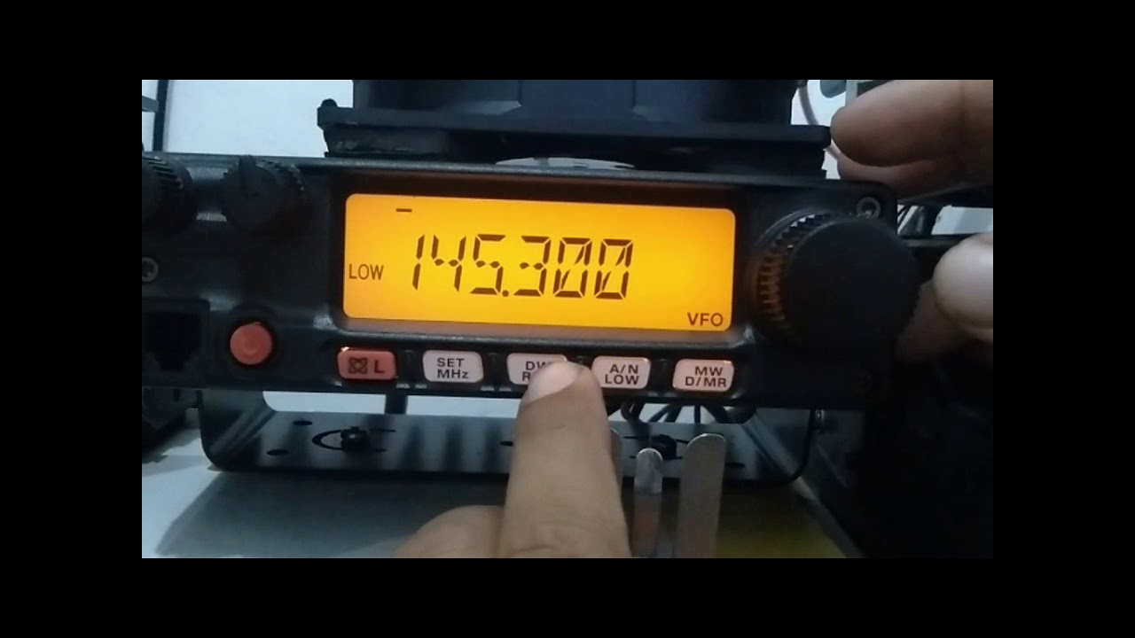 SET REPEATER YAESU FT 2980 TANPA DAN DENGAN TONE