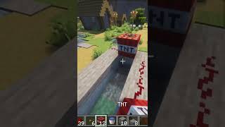 TUTO canon à TNT ultra simple minecraft #minecraft