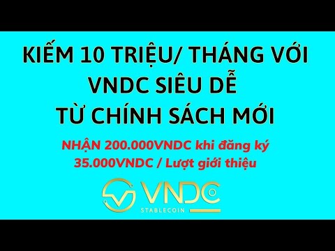 Kiếm 10 Triệu/ Tháng Từ VNDC Tại Nhà Ai Cũng Có Thể Làm| Cách kiếm tiền từ VNDC Siêu Hot