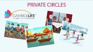 Creating private circles on Gambol Life screenshot 3