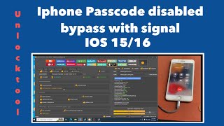 iPhone Passcode disabled bypass with signal by unlocktool (iPhone 6 to X support) #ibypassnepal