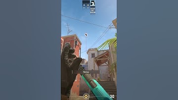 Smoke lineup to short |  #mirage #cs2