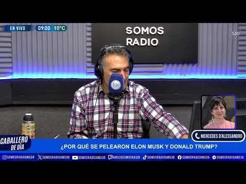 LA PELEA ENTRE ELON MUSK Y TRUMP: MERCEDES D'ALESSANDRO EN CABALLERO DE DÍA - AM 530