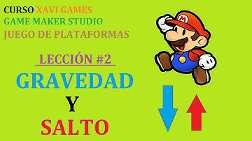 Cómo hacer un JUEGO DE PLATAFORMAS en Game Maker. Tutorial GRAVEDAD y SALTO