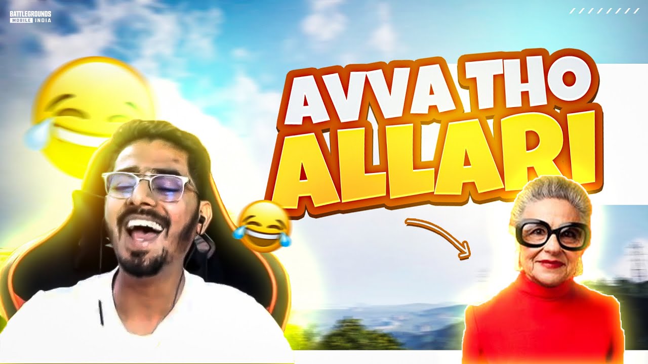 Avva Tho Bgmi Gameplay🤣| Fun With GrandMother | Must Watch |Rank Push| #unqgamer #saharayt #Taskyt