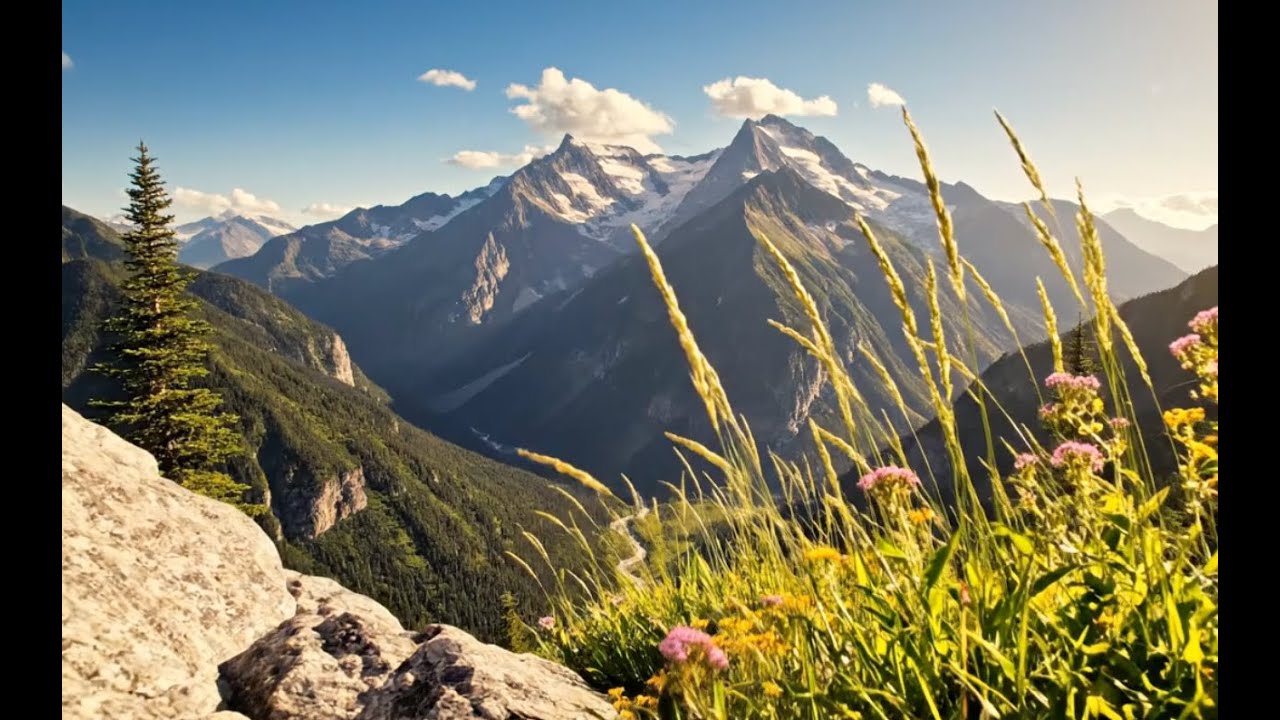 Wind on the Mountains - 20 minutes relaxing video