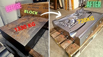 Challenging milling of big block (cnc milling)