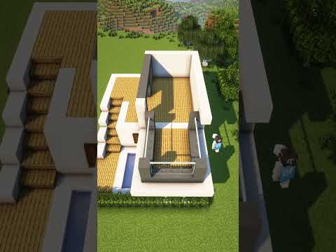 Minecraft Modern House🏠 For Build and No Music #minecraft
